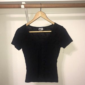 dragonfly embroidered shirt.